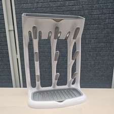 OXO Tot Space Saving Drying Rack - Grey and White.