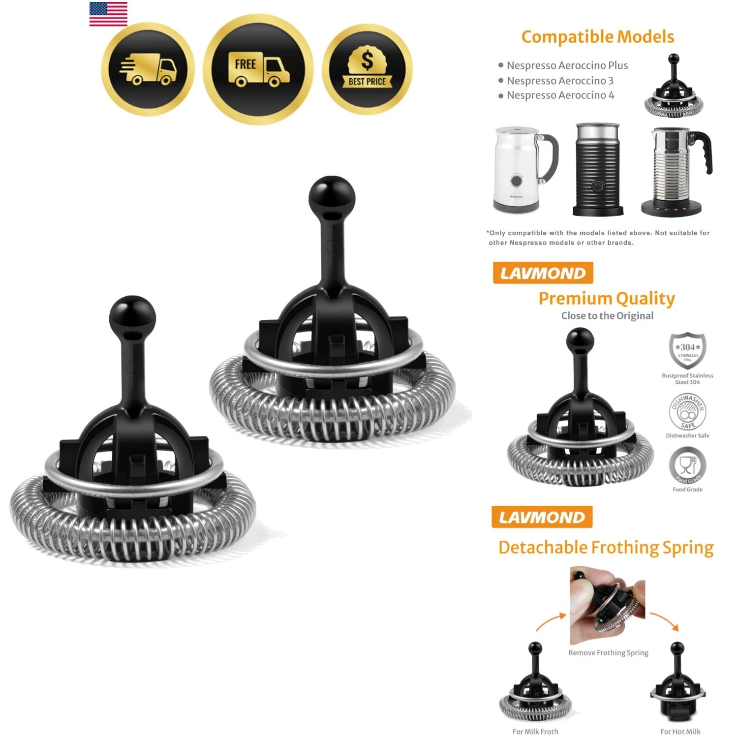 Whisks Compatible with Nespresso Aeroccino 3/4/Plus Milk Frother Replacement,...
Opens in a new wind