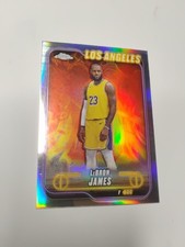 ! 2025 Topps Chrome Basketball LeBron James Refractor #22 !