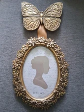 Touch Of Class Gilded Gold Tone Wall Frame Butterfly Perfect For Picture Wall