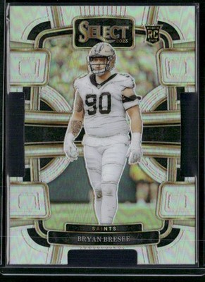 2023 Panini Select #72 Bryan Bresee Silver Prizms Die Cuts