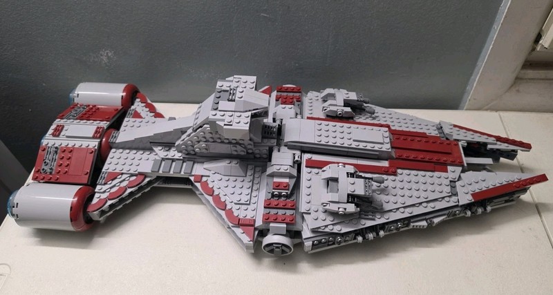 LEGO Star Wars Republic Light Cruiser CUSTOM See Pics