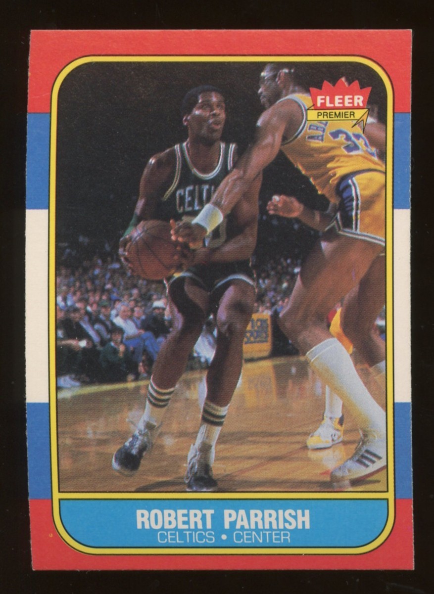 1986-87 Fleer Basketball #84 Robert Parish Boston Celtics NM