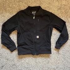Carhartt Rugged Flex Canvas Bomber Jacket youth Size Medium 8/10