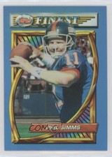1994 Topps Finest Refractor Phil Simms #152 u6m