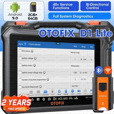 2025 OTOFIX D1 Lite Bidirectional Full System Diagnostic Tool Key Coding Scanner