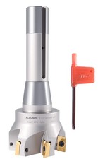 2-1/2'' Cutting Diameter by 6-1/8'' Oal 90 Degree R8 Shank Indexable End Mill...