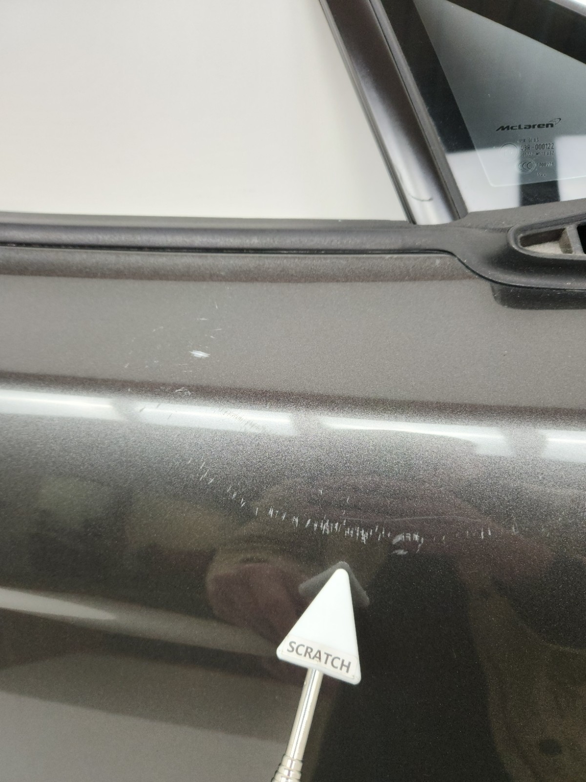 2015-2016 MCLAREN 650S SPIDER FRONT RIGHT PASSENGER SIDE DOOR SHELL GRAY OEM  