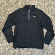 686 Tioga Fleece Pullover  - Men's (M) - Black, 3 Button, Warmer Rating, Hiking