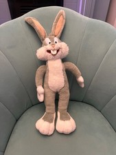 Vintage Play by Play Looney Tunes Bugs Bunny Warner Bros Soft Toy Plush 16”