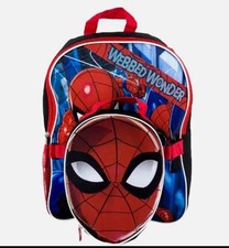 Marvel Spider-Man Backpack And Detachable Lunchbox - 15" - Webbed Wonder - Adjus