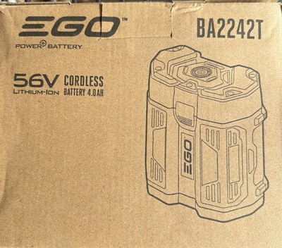 New Genuine Original  EGO 4.0 Ah Lithium Ion Battery w/FUEL GAUGE BA2242T