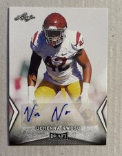 2018 Leaf Draft UCHENNA NWOSU autograph 💍🔥 #BA-UN1 Only Rookie Auto Seahawks