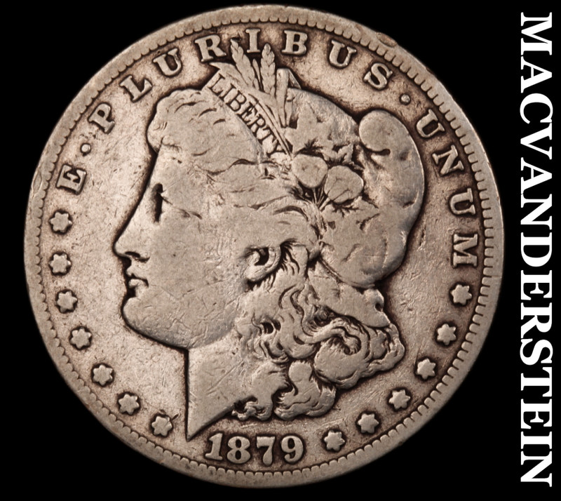 1879-S Silver Morgan Dollar - Scarce  Better Date  No Reserve  #M649