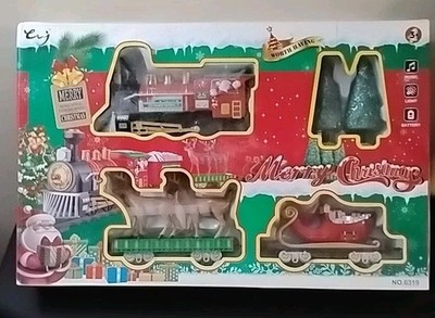 Christmas Classic Train Battery Operated Set, Music, Lights, 14 Pieces, 3+