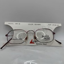 VTG NOS Kenmark Affinity BW 02 Green Pink Marbled 47-20-145 Eye Glasses Frames