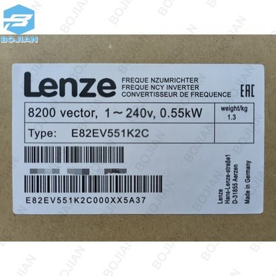 E82EV551K2C NEW LENZE E82EV551_2C 8200 Vector 1-240v 0.55kW New
