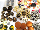 Big Lot of Vintage 30s 40s 50s Plastic and Cloth Buttons Lot — photo 8
