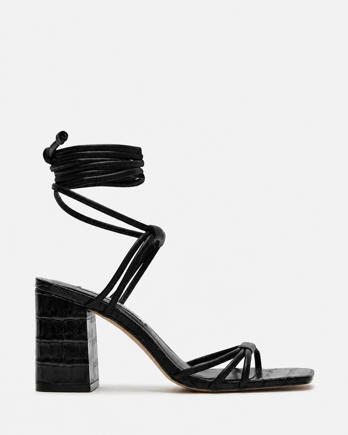 Steven Madden Amberly Leather 8M Black