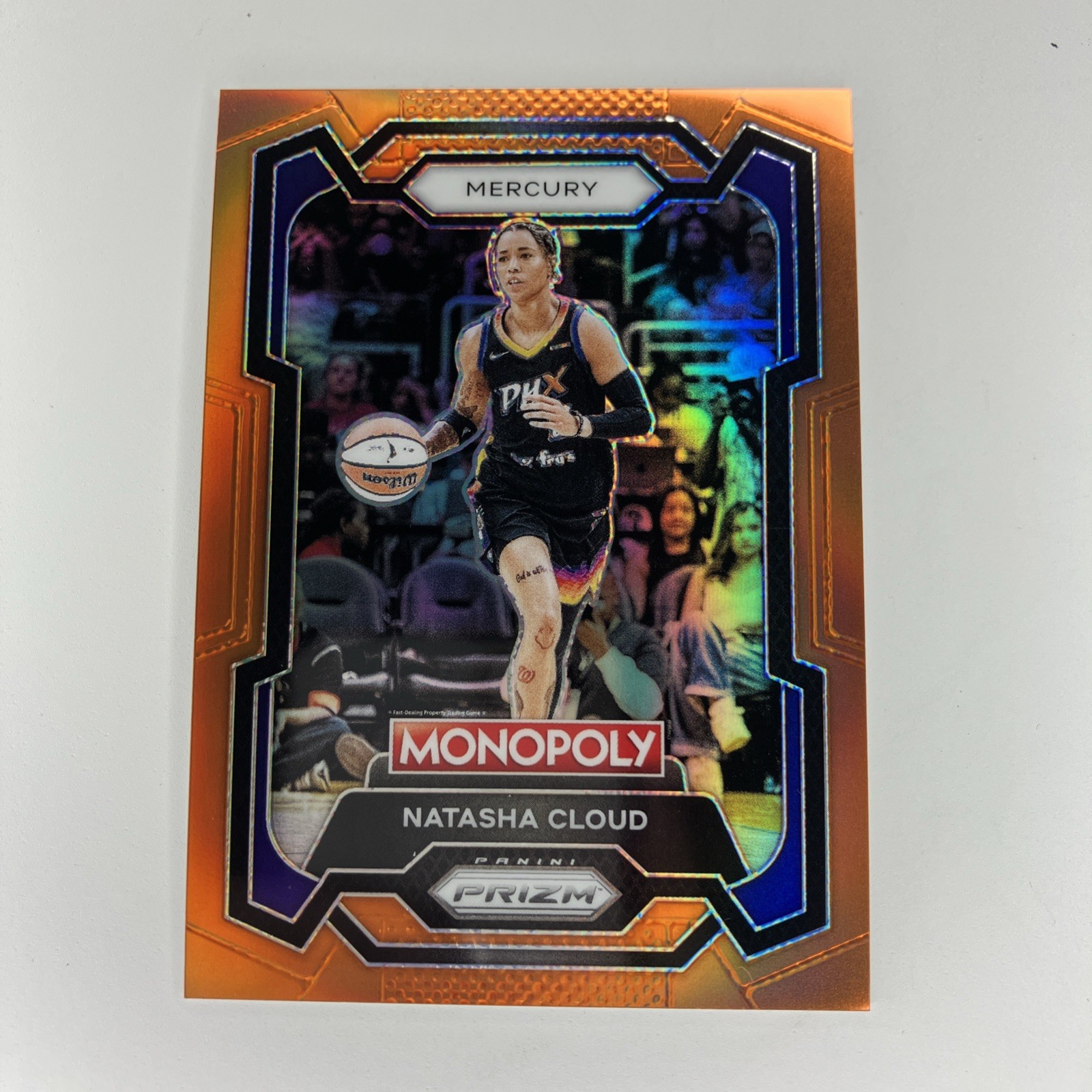 2024 Panini Prizm Monopoly WNBA - Natasha Cloud #11 Orange Prizm /124