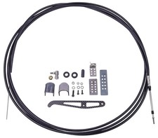 JEGS 1218 Parachute Release Cable Kit Includes: 18 1/2 ft. Long Cable 8 1/2 in.