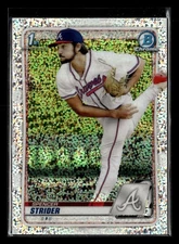 2020 Bowman Draft Spencer Strider 1st Chrome Sparkle #BD-20 Braves SE1311