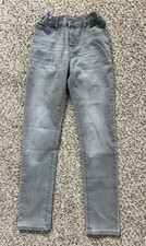 CHILDREN'S PLACE BOYS SUPER SKINNY FIT GRAY JEANS DENIM PANTS SIZE 12