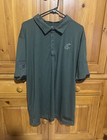 Colosseum Washington State Cougars Men's 2XL Army Green Short Sleeve Polo Shirt