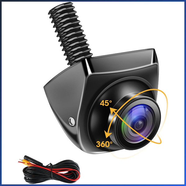 Jansite RüCkfahrkamera Ahd 1080P 360° Einstellbar 170° Weitwinkel 12V-24V-image