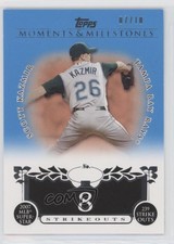 2008 Topps Moments & Milestones Blue 7/10 Scott Kazmir #107 0b5