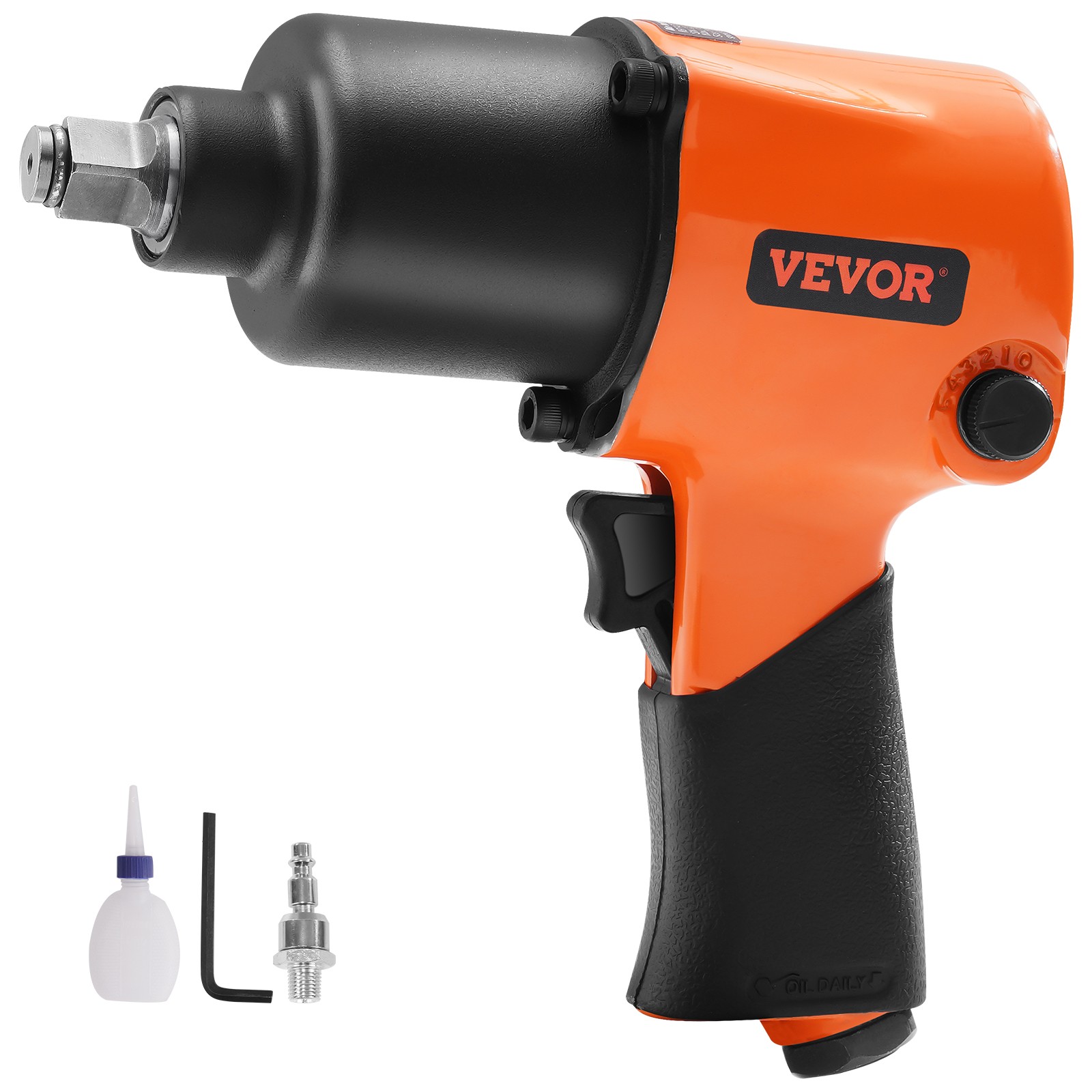 VEVOR Air Impact Wrench 1/2" Square Drive 880ft-lbs Nut-bust