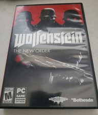 Wolfenstein The New Order PC DVD-Rom Software Vintage Collectible