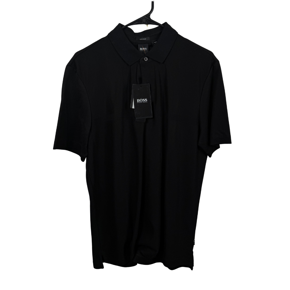 Hugo Boss BMB-013-Jersey Mens Polo Shirt Black Size: M