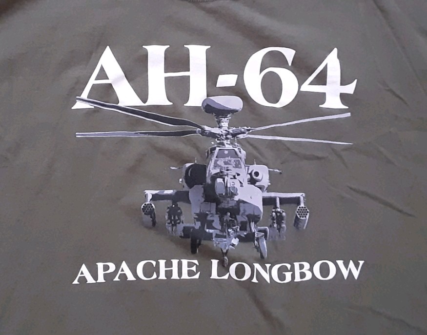 Apache AH-64 Longbow Attack Helicopter Green Extr… - image 1
