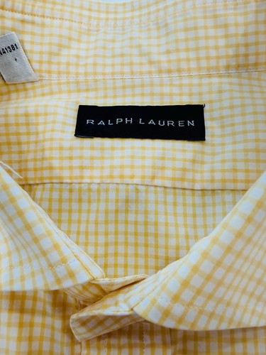 Ralph Lauren Black Label, Vintage Ralph Lauren Black Label Mens Cotton Dress Shirt 17 32/33 Preppy Y2k 90s
