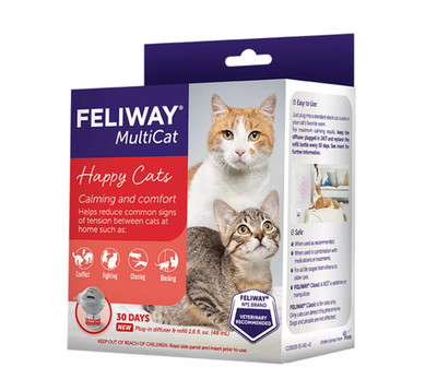 Feliway MultiCat Diffuser 30-Day Starter Kit