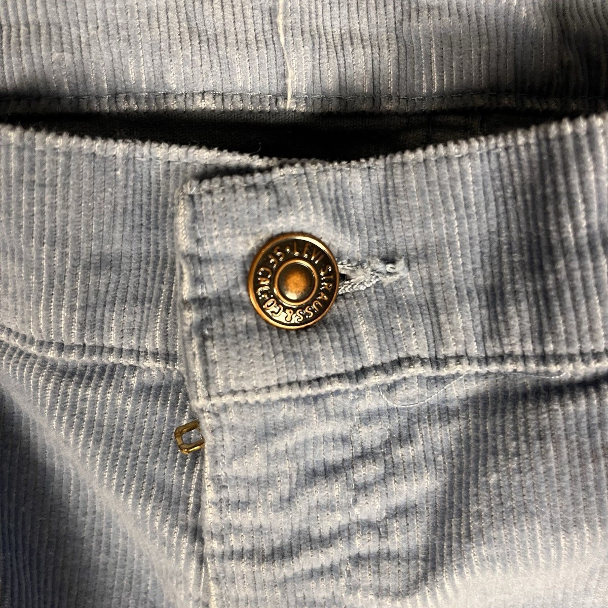 VINTAGE 70s Levis 663 Men 34x33 Bell Bottom Flare Hippie White Tab