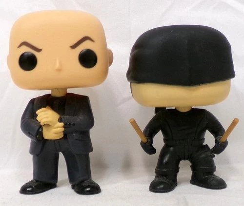 Funko Pop! 119 Daredevil Masked Vigilante & 122 Wilson Fisk Vinyl Figures Loose