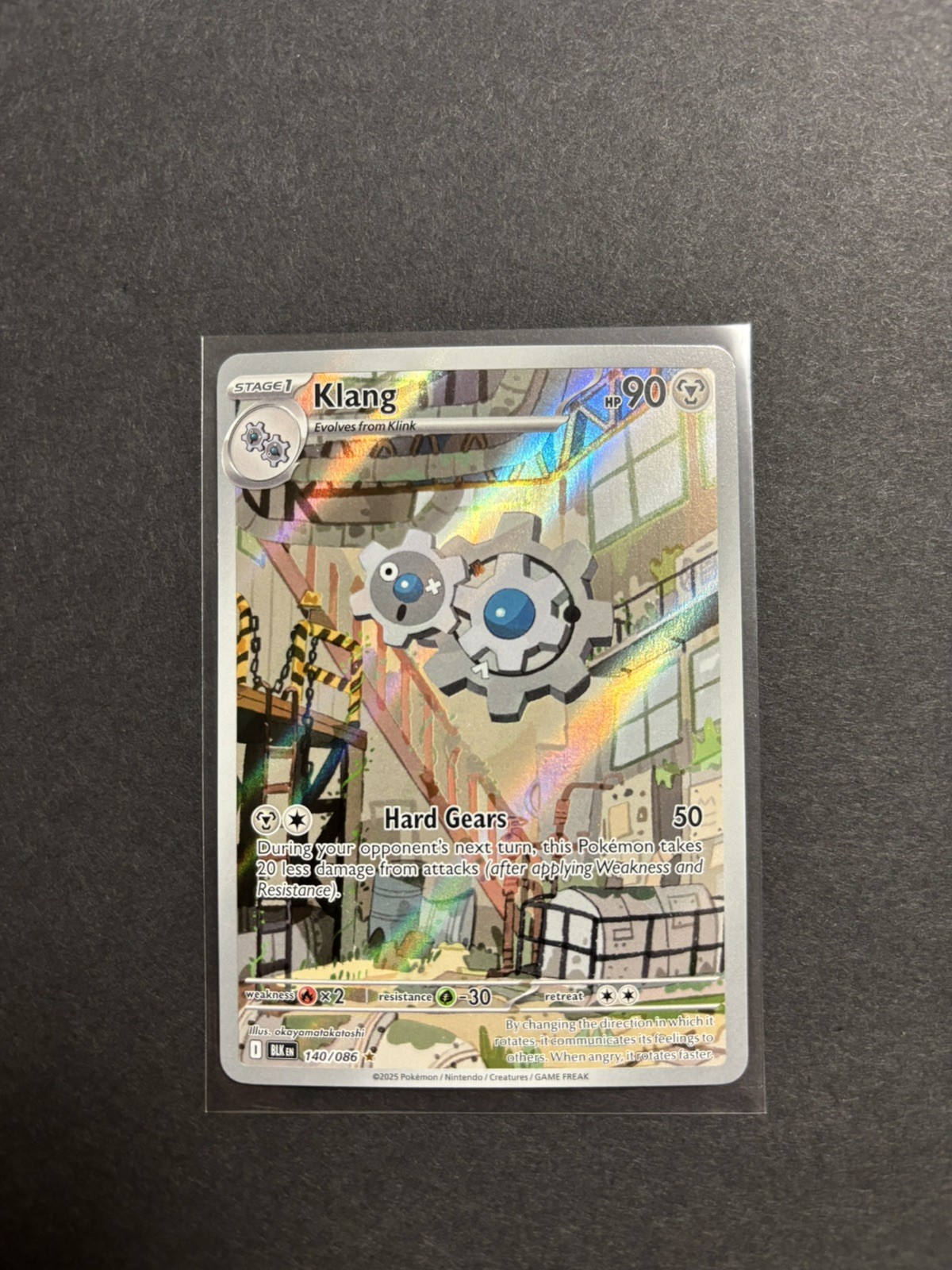 Klang - 140/086 Black Bolt Illustration Rare Pokemon - NM/MINT