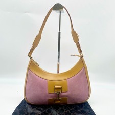 Gucci Jackie Hobo Handbag Shoulder bag Purple Suede Leather 001 4128 Y2K Auth