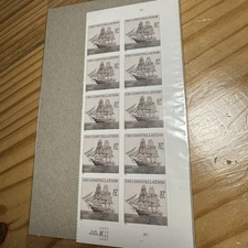 Scott #3869: USS Constellation MNH Sheet Block of 10 New Sealed Stamps 37 USA