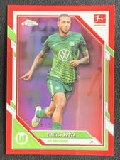 Vinicius Souza 2025-26 Topps Chrome Bundesliga Red Refractor Base /5 #97