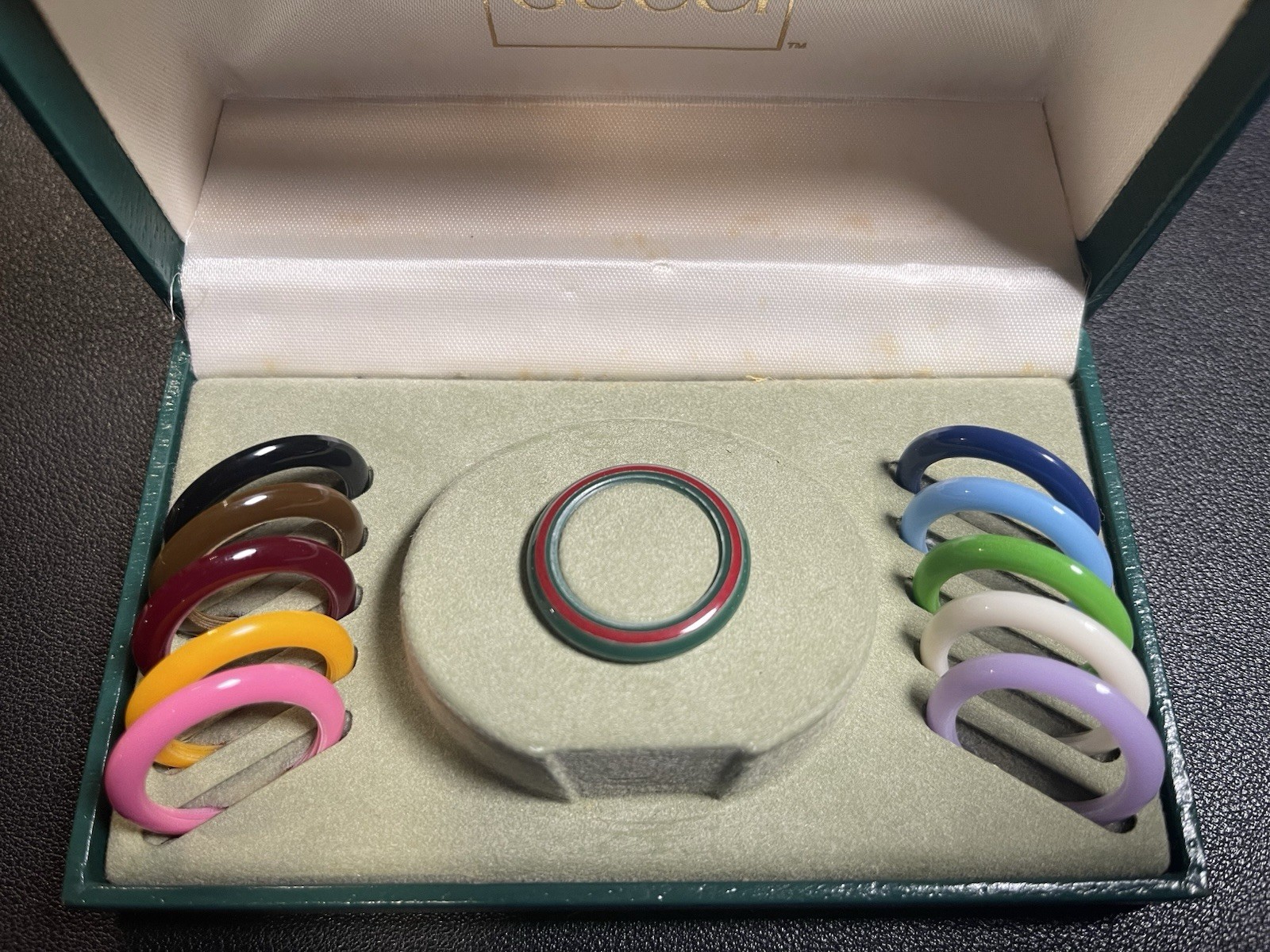 Authentic Gucci Interchangeable Bezel Watch Vintage Bangle Style 15cm thumbnail 11