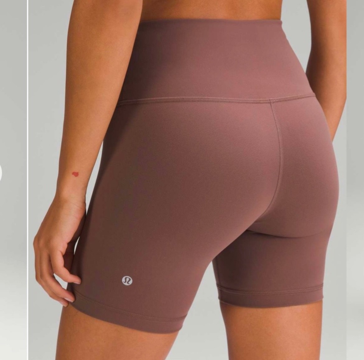 Lululemon Wunder Train High-Rise 6-Inch Shorts in Dark Oxide