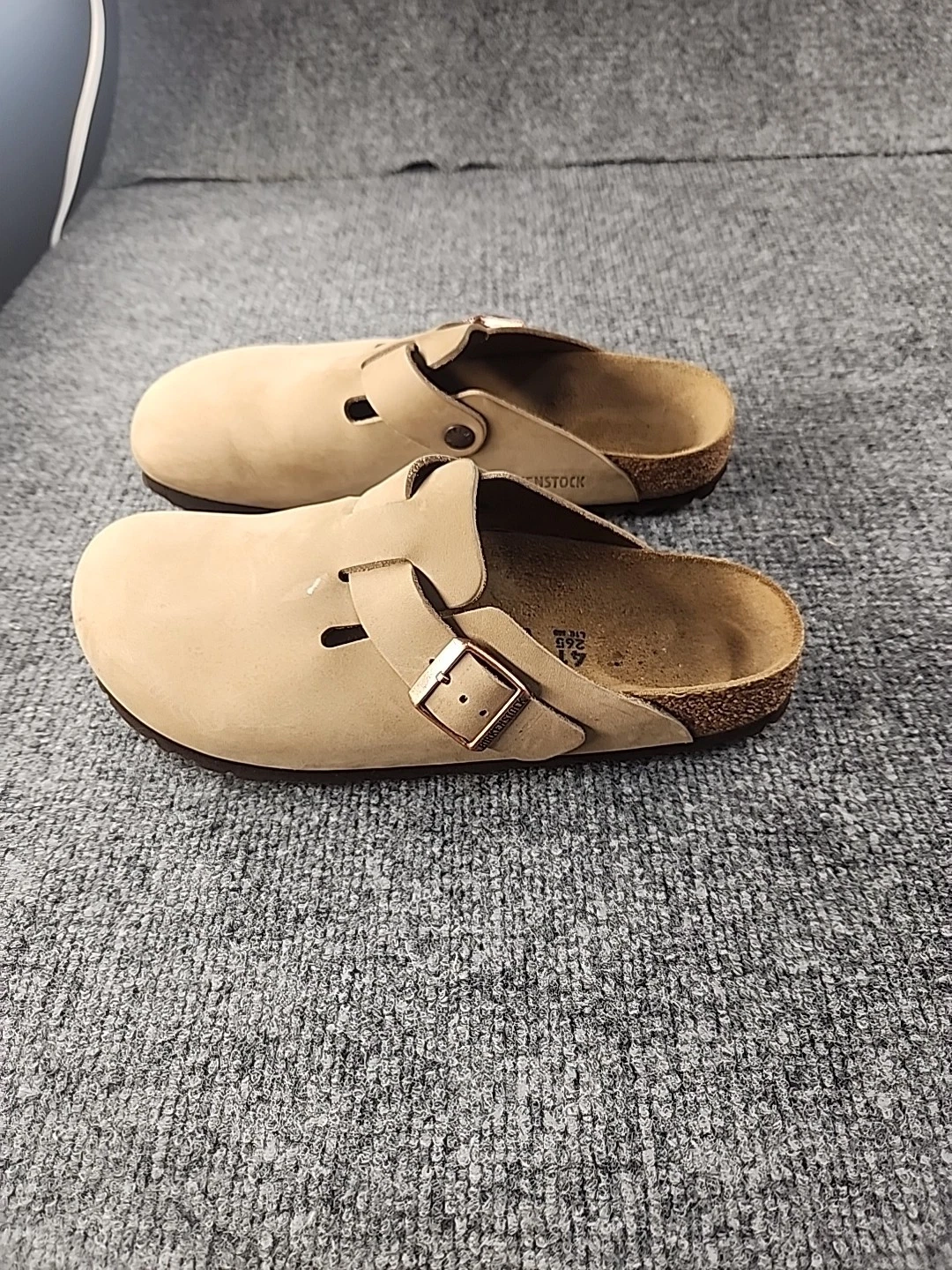 Birkenstock Boston Clog Womens 10 EU41 Tabacco Brown Tan Leather