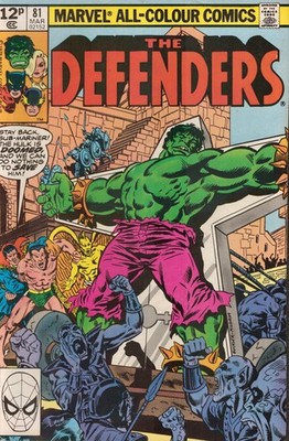 54844: MARVEL DEFENDERS (PENCE VARIANT) #81 VF Grade Variant