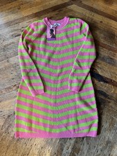 Victor Glemaud for Target Neon Pink and Lime Sweater Dress Size L NWT