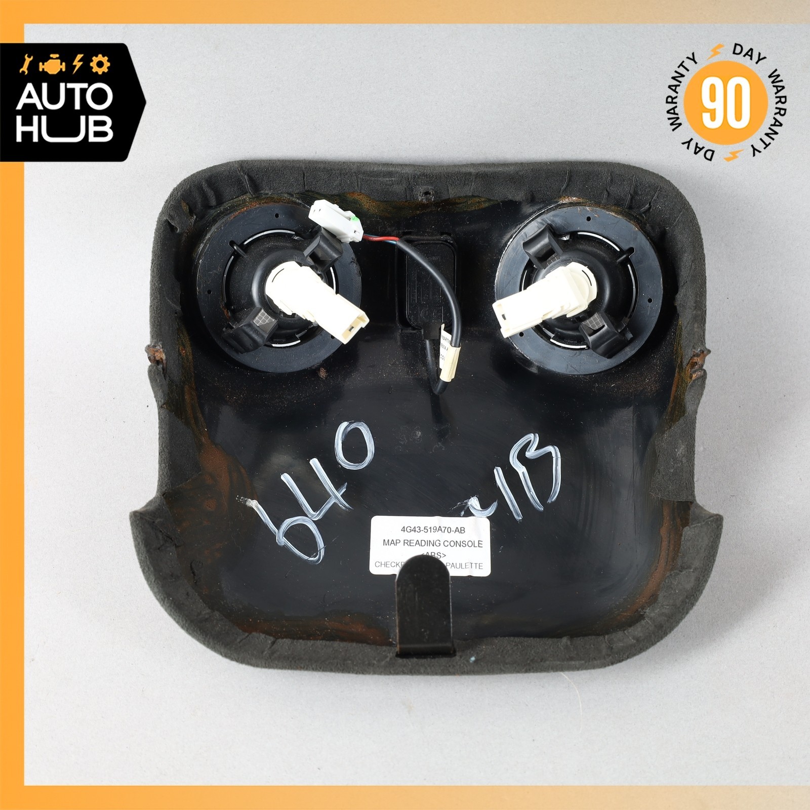 05-06 Aston Martin DB9 V8 Vantage Interior Overhead Dome Reading Light Suede OEM