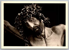 Christus Head St. Jakobs Kirche Rothenburg ob der Tauber Vintage RPPC