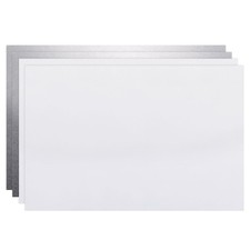 4pcs Sublimation Metal Blanks 200x150x0.4mm Aluminum White